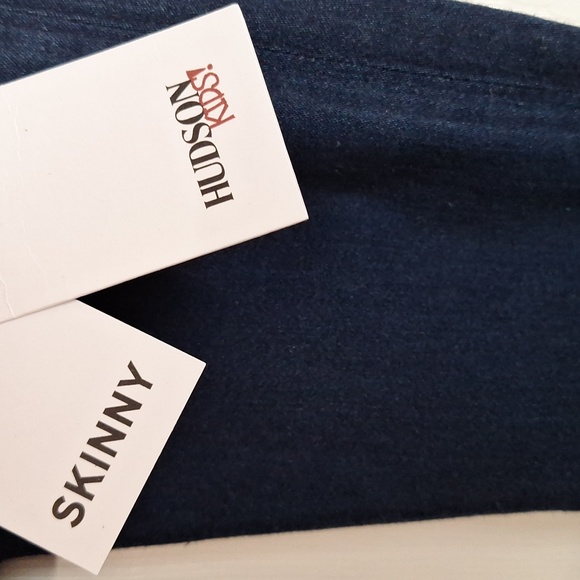 Hudson Girls Kids Skinny Back Flap Pocket Girls Sz 10 Jeans NWT - Picture 3 of 8